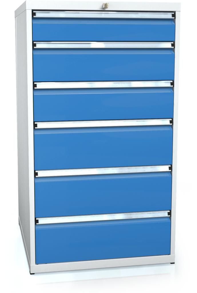 Schubladenschränke 1240 x 710 x 750 - 6x Schubladen